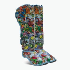 Top King Culture fekete sípcsont- és lábfejvédők (Shin Guards Culture TKSGCT-TH-BK) kép