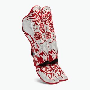 Top King Dragon fehér sípcsont- és lábfejvédők (Shin Guards Dragon TKSGDG-WH) kép
