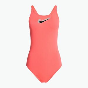 Női egyrészes fürdőruha Nike Hydrastrong 3D Swoosh Fastback hot punch (Hydrastrong 3D Swoosh Fastback) kép