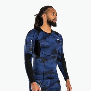 Férfi Venum Electron 3.0 Rashguard navy hosszú ujjú ruházat (Electron 3.0 Rashguard VENUM-04551-018) kép
