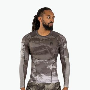 Férfi Venum Electron 3.0 Rashguard homokos hosszú ujjú ruha (Electron 3.0 Rashguard VENUM-04551-040) kép