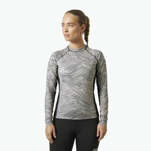 Női úszás hosszú ujjú Helly Hansen Waterwear Rashguard rózsaszín felhő hullám (Waterwear Rashguard 34321_094) kép