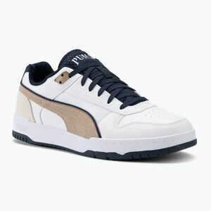 PUMA RBD Game Low Retro Club cipő puma fehér/club navy/prairie tan (RBD Game Low Retro Club 395075 01) kép