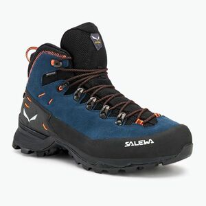 Férfi trekking cipő Salewa Alp Mate Winter Mid PTX dark denim/ black (Alp Mate Winter Mid PTX 00-0000061412) kép