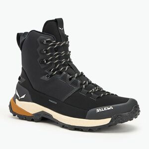 Férfi túracipő Salewa Puez Winter Mid Ptx black / black (Puez Winter Mid Ptx 00-0000061447) kép