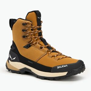 Férfi túracipő Salewa Puez Winter Mid Ptx golden brown / black (Puez Winter Mid Ptx 00-0000061447) kép