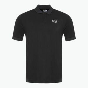 Férfi póló EA7 Emporio Armani Train 7 Lines Polo black 1200 (Train 7 Lines Polo PJOLZ-6DPF09-1200) kép