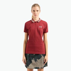 Női EA7 Emporio Armani Golf Pro Polo póló Damier syrah póló (Golf Pro Polo Damier TJZSZ-6DTF01-1496) kép