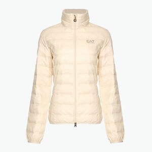 Női EA7 Emporio Armani Train Core Eco Down Ultra Light fehér sapkás szürke kabát (Train Core Eco Down Ultra Light Parka TNGPZ-6DTB28-0711) kép