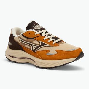 Mizuno Wave Rider Βeta mojave sivatag/cikória kávé/tökfűszer cipők (Wave Rider β D1GA330917) kép
