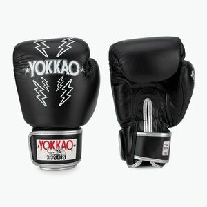 Férfi bokszkesztyűk YOKKAO Stadium fekete (Stadium FYGL-77-1) kép