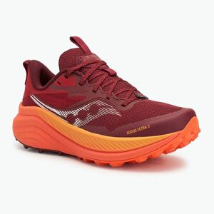 Női futócipő Saucony Xodus Ultra 3 currant/pepper (Xodus Ultra 3 S10914-212) kép