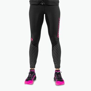 Női futóleggings DYNAFIT Reflective black out pink glo (Reflective 08-0000071630) kép