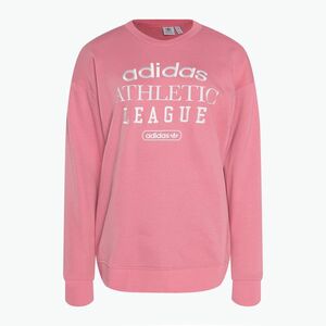 Női adidas Retro Luxury Crew pulóver rózsaszínű színben (Retro Luxury Crew HL0049) kép