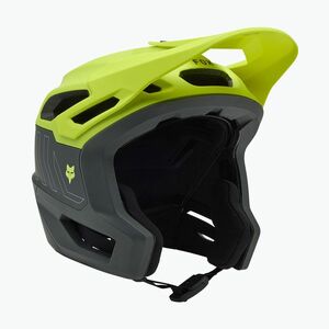 Fox Racing Dropframe Pro Runn fluoreszkáló sárga kerékpáros sisak (Dropframe Pro Runn 31454_130) kép