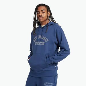 Férfi pulóver New Balance Graphic Hoodie navy (Graphic Hoodie MT43509NNY) kép