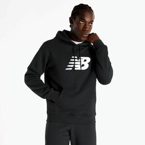 Férfi New Balance Core Brushed kapucnis pulóver fekete (Core Brushed Hoodie MT43904BK) kép
