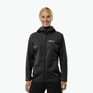 Jack Wolfskin női softshell dzseki Feldberg Hoody fekete (Feldberg Hoody 1306863_6000) kép