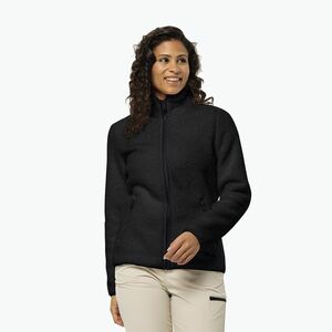 Jack Wolfskin női fleece pulóver High Curl fekete (High Curl 1708732_6000_001) kép