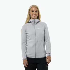 Jack Wolfskin női gyapjú kabát Kolbenberg Hooded Fz cool szürke (Kolbenberg Hooded Fz 1711072_6709_A06) kép