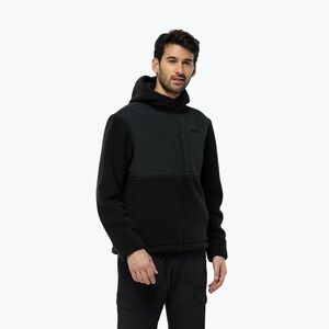 Férfi Jack Wolfskin Felslicht kapucnis fleece pulóver éjszakakék (Felslicht Hooded 1711141_1010_004) kép