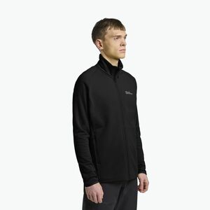 Jack Wolfskin férfi fleece pulóver Baiselberg Fz fekete (Baiselberg Fz 1711381_6000_006) kép