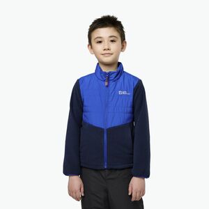 Jack Wolfskin Haldor Hybrid ropogós kobalt gyermek kabát (Haldor Hybrid A60307_C0411_K10) kép