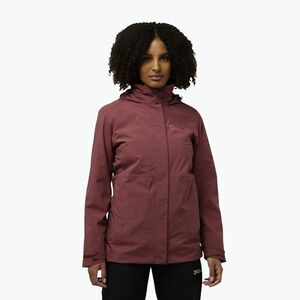 Jack Wolfskin női Rotwand 3In1 fleece pulóver piros okkersárga színben (Rotwand 3In1 A60333_J0128_A10) kép