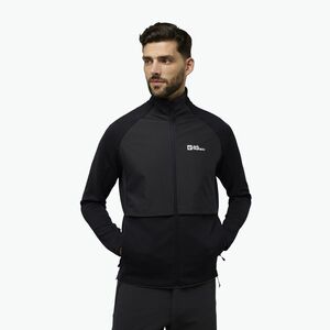 Jack Wolfskin férfi fleece pulóver Dormer fekete (Dormer A62060_6000_A12) kép