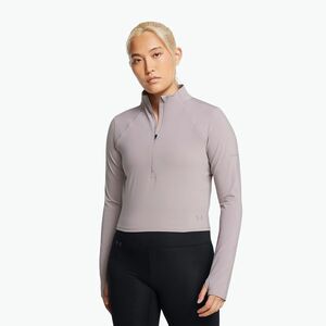 Női Under Armour Launch Elite Half Zip tetra szürke/fényvisszaverő futó hosszú ujjú ruha (Launch Elite Half Zip 1386338-015) kép