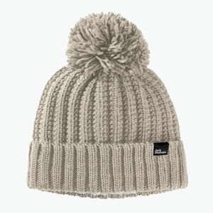 Női téli sapka Jack Wolfskin Highloft Knit poros szürke (Highloft Knit 1908012_6260_002) kép