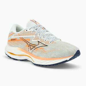 Női futócipő Mizuno Wave Rider 27 snow white/ nightshadow blue/ coral reef (Wave Rider 27 J1GD230326) kép