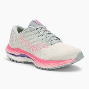 Női futócipő Mizuno Wave Inspire 19 snow white/ hi vis pink/ purple punch (Wave Inspire 19 J1GD234471) kép