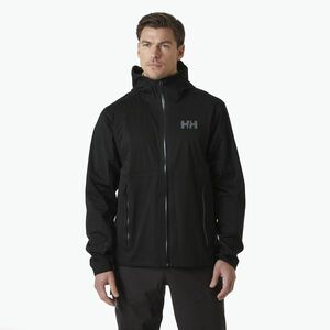 Férfi Helly Hansen Momentum 3L Stretch esőkabát fekete (Momentum 3L Stretch 63364_990) kép