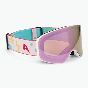 Gyerek síszemüveg Alpina Fernie Q-Lite white/ flower matt/ rose (Fernie Q-Lite A7300812) kép