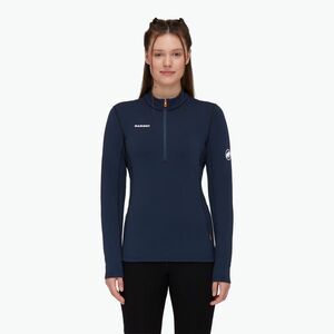 Mammut női trekking pulóver Aenergy ML Half Zip Pull tengeri / fekete (Aenergy ML Half Zip Pull 1016-01110-5975-116) kép