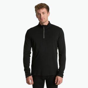 Férfi thermo pulóver WOOLCANO Merino TOP0544 fekete (Merino TOP0544 WLC-B4APO26-BLK) kép