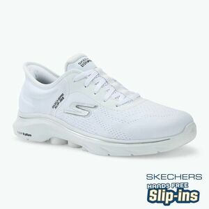 Női cipő SKECHERS Go Walk 7 Valin white/black (Go Walk 7 Valin 125233 WBK) kép
