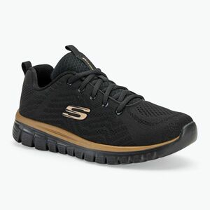 SKECHERS Graceful Get Connected női cipő fekete/rózsaarany (Graceful Get Connected 12615 BKRG) kép