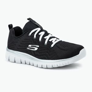 SKECHERS Graceful Get Connected női cipő fekete/fehér (Graceful Get Connected 12615 BKW) kép