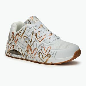 Női cipő SKECHERS Uno Metallic Love white/multicolor metallic (Uno Metallic Love 155523 WTGD) kép