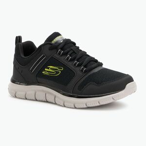 Férfi cipő SKECHERS Track Knockhill black/lime (Track Knockhill 232001 BKLM) kép