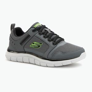 Férfi cipő SKECHERS Track Knockhill charcoal/black (Track Knockhill 232001 CCBK) kép