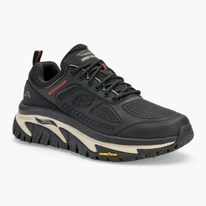 Férfi SKECHERS Arch Fit Road Walker Recon fekete cipő (Arch Fit Road Walker Recon 237333 BLK) kép