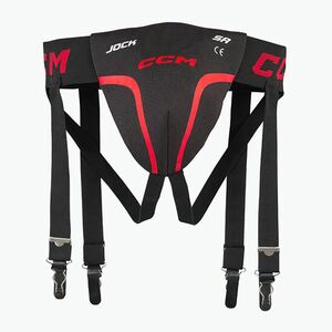 CCM Gyermek Suspensor Jock Combo JR fekete/piros (Jock Combo JR ACJCEU-JR) kép