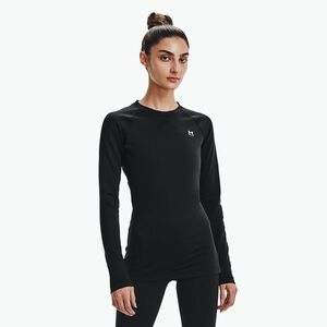 Női Under Armour Authentics CG Crew fekete/fehér hosszú ujjú női ruha (Authentics CG Crew 1368701-001) kép