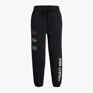 Női sportnadrág Under Armour Project Rock HWT Pnt black / silt (Project Rock HWT Pnt 1386445-001) kép