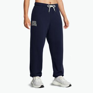 Női Under Armour Icon Heavyweight Terry Oversized midnight navy/summit white nadrág női nadrág (Icon Heavyweight Terry Oversized 1386496-410) kép