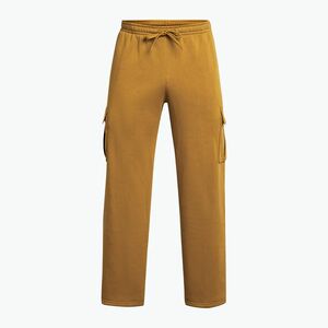 Női sportnadrág Under Armour Project Rock Icon Fleece yellow ochre / silt (Project Rock Icon Fleece 1386903-707) kép
