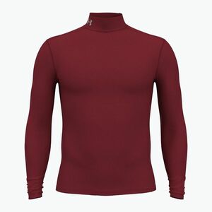 Férfi hosszú ujjú felső Under Armour Elite Mock CG cardinal/metallic silver (Elite Mock CG 1386942-625) kép